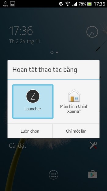 Trải nghiệm bộ giao diện độc đáo dành cho Android do Nokia thiết kế - 5 Để quay trở lại giao diện mặc định cũ của thiết bị, bạn chỉ việc gỡ bỏ ứng dụng Z Launcher.