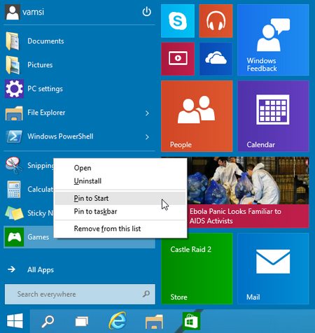 4 cách tùy chỉnh Start menu trên Windows 10 - 2 4 cách tùy chỉnh Start menu trên Windows 10