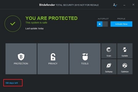 Một năm miễn phí gói bảo mật Bitdefender Total Security 2015 mới nhất - 6 Bản quyền có thời hạn 6 tháng và sẽ được mở rộng lên thành 1 năm vào tháng 2/2015