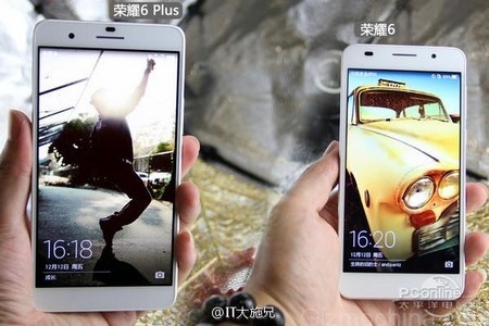 Huawei trình làng smartphone với camera kép lấy nét siêu nhanh - 2 Honor 6 Plus có màn hình 5,5-inch, trong khi phiên bản tiền nhiệm có màn hình chi 5-inch