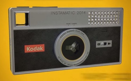 Kodak sẽ trình làng smartphone “siêu camera” tại CES 2015 - 2 Ý tưởng thiết kế chiếc smartphone Instamatic 2014 được Kodak giới thiệu năm ngoái