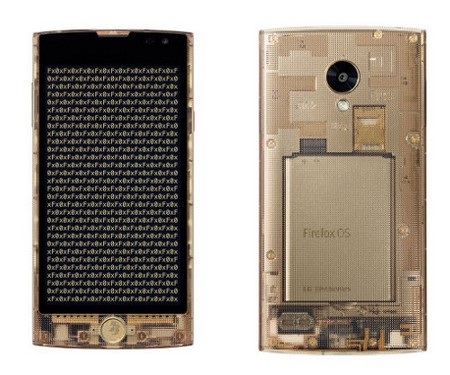 LG trình làng smartphone chạy Firefox OS thiết kế trong suốt - 1 LG Fx0 sở hữu thiết kế độc đáo với lớp vỏ trong suốt