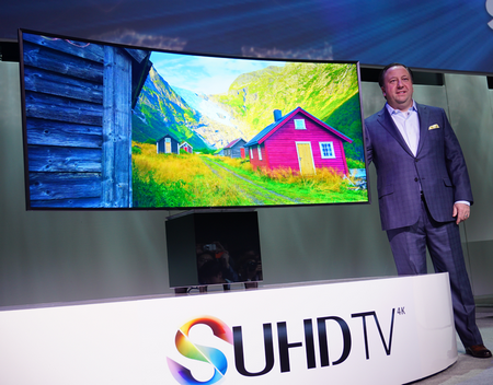 Samsung trình diễn TV siêu nét SUHD tại CES 2015