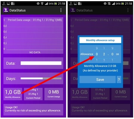 Tuyệt chiêu quản lý dung lượng 3G sử dụng trên smartphone - 2 Tuyệt chiêu quản lý dung lượng 3G sử dụng trên smartphone