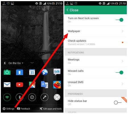 Ứng dụng khóa màn hình thông minh do Microsoft phát triển dành cho Android - 6 Thay đổi hình nền trên màn hình khóa