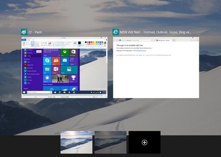 Chức năng quản lý tác vụ và thêm màn hình desktop ảo trên Windows 10