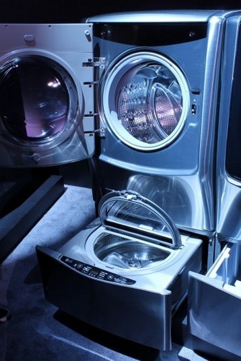 LG trình làng thế hệ máy giặt thông minh mới tại CES 2015 - 1 Giải pháp TWIN Wash cho phép giặt đồng thời ở 2 lồng giặt khác nhau
