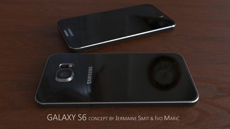 Những bản dựng 3D tuyệt đẹp của Galaxy S6 và Galaxy S6 Edge - 1 Mặt trước và mặt sau của Galaxy S6