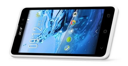 Acer trình làng loạt thiết bị di động đa dạng tại MWC 2015 - 4 Liquid Z220 (trên) có kích cỡ và cấu hình thấp hơn Z520 (dưới)
