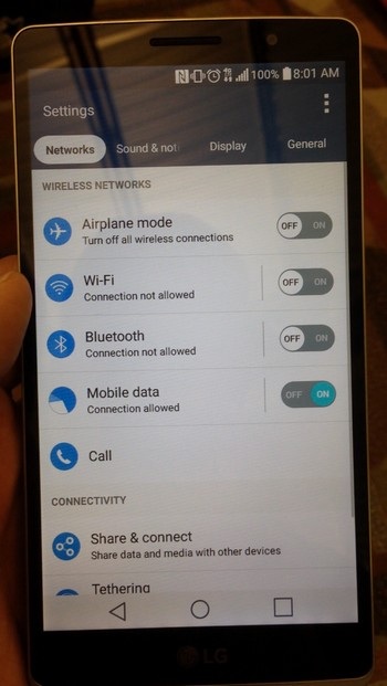 Lộ ảnh thực tế smartphone cao cấp G4 của LG - 3 Sản phẩm nhiều khả năng sở hữu màn hình rộng 5,5-inch, với viền màn hình khá mỏng