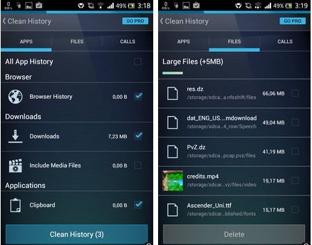 Giúp smartphone Android hoạt động ổn định hơn với AVG Cleaner - 3 Giúp smartphone Android hoạt động ổn định hơn với AVG Cleaner