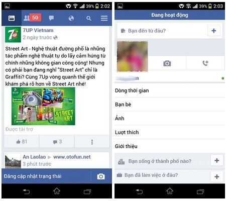 Cách đăng nhập đồng thời 2 tài khoản Facebook trên Android - 3 Giao diện Facebook Lite được thiết kế tối ưu và đơn giản hóa so với phiên bản Facebook thông thường
