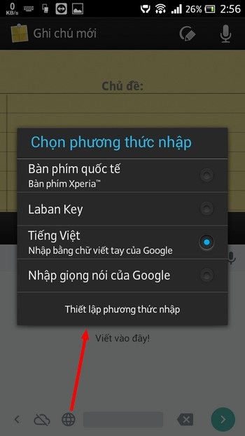 Google ra mắt ứng dụng nhập văn bản bằng chữ viết tay trên Android - 5 Như vậy, bạn đã hoàn tất các bước thiết lập của ứng dụng nhập bằng chữ viết tay của Google.