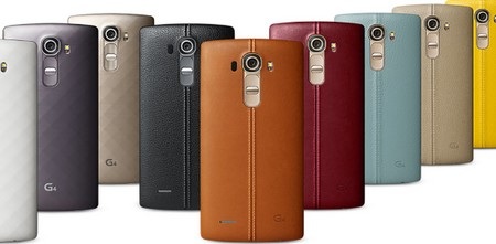 LG G4 có nhiều màu sức và chất liệu lớp vỏ khác nhau