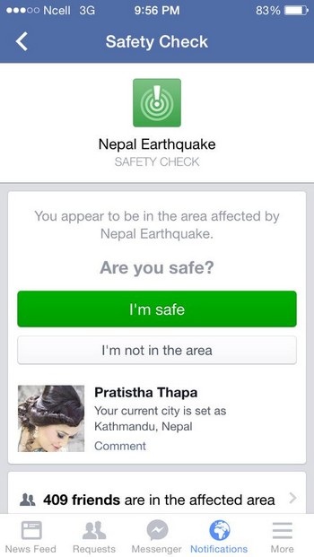 Google, Facebook vào cuộc giúp đỡ nạn nhân thảm họa động đất tại Nepal