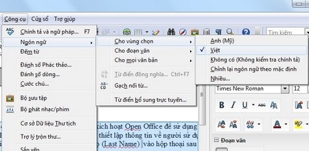 Phần mềm giúp kiểm tra lỗi chính tả khi soạn thảo văn bản tiếng Việt - 6 Khi đó, những từ bị sai chính tả sẽ có gạch dưới màu đỏ.