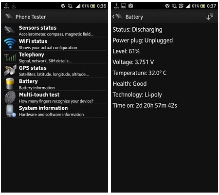 Những thủ thuật giúp kiểm tra phần cứng trên smartphone - 2 Những thủ thuật giúp kiểm tra phần cứng trên smartphone