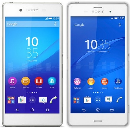 Xperia Z4 chỉ dành cho Nhật Bản, có phiên bản cho thị trường quốc tế - 1 Rất khó để tìm ra sự khác biệt giữa Xperia Z4 (trái) và Xperia Z3 (phải)
