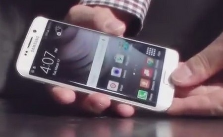 Galaxy S6 edge vẫn nguyên vẹn sau hàng loạt thử nghiệm thả rơi
