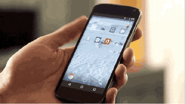 Microsoft xác nhận sẽ mang “trợ lý ảo” Cortana lên Android và iOS - 1 Hình ảnh động cho thấy “trợ lý ảo” Cortana hoạt động trên smartphone chạy Android