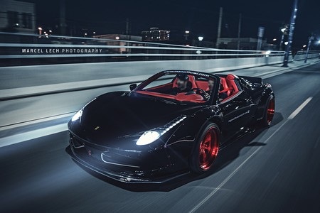“Chiến mã” Ferrari 458 Spider khoác áo độ Liberty Walk - 1 T.Thủy