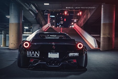 “Chiến mã” Ferrari 458 Spider khoác áo độ Liberty Walk - 12 T.Thủy