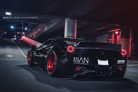 “Chiến mã” Ferrari 458 Spider khoác áo độ Liberty Walk - 17 T.Thủy
