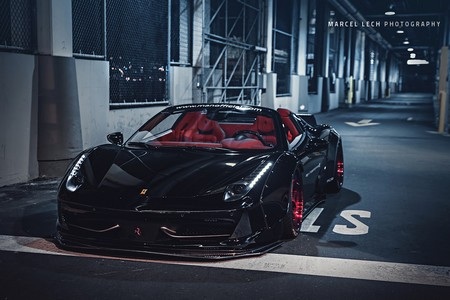 “Chiến mã” Ferrari 458 Spider khoác áo độ Liberty Walk - 8 T.Thủy