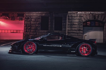 “Chiến mã” Ferrari 458 Spider khoác áo độ Liberty Walk - 9 T.Thủy