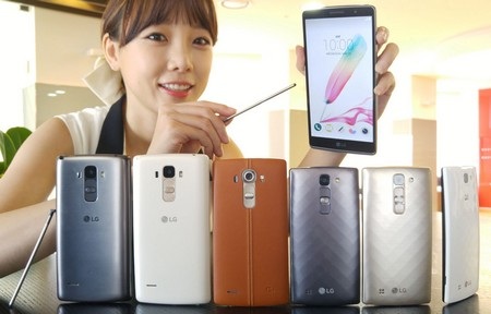 Từ trái qua phải: LG G4 Stylus, G4, G4c