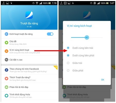 Ứng dụng hữu ích giúp sử dụng smartphone bằng một tay dễ dàng hơn - 5 Ứng dụng hữu ích giúp sử dụng smartphone bằng một tay dễ dàng hơn