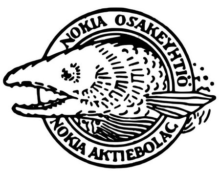 Nokia đón “sinh nhật” lần thứ 150 - 1 Logo đầu tiên của Nokia Ab, tiền thân của Nokia ngày nay