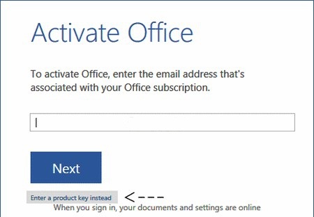 sign in to activate office for mac