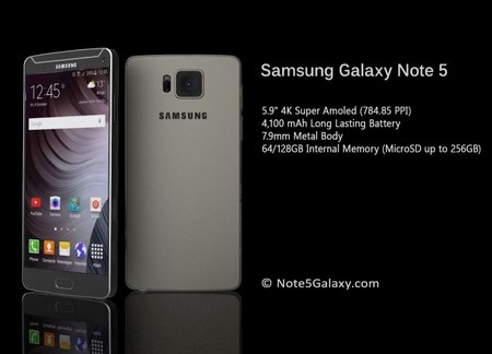 Galaxy Note 5 sẽ sớm được trình làng vào cuối tháng 7? - 1 Hình ảnh ý tưởng thiết kế của Galaxy Note 5