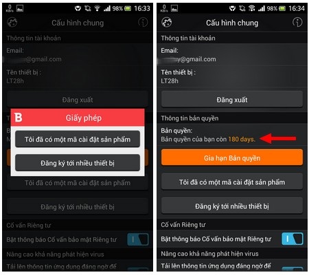 Ứng dụng bảo mật toàn diện hàng đầu hiện nay dành cho Android - 4 Hướng dẫn sử dụng và những tính năng chính của BitDefender Mobile Security & Antivirus