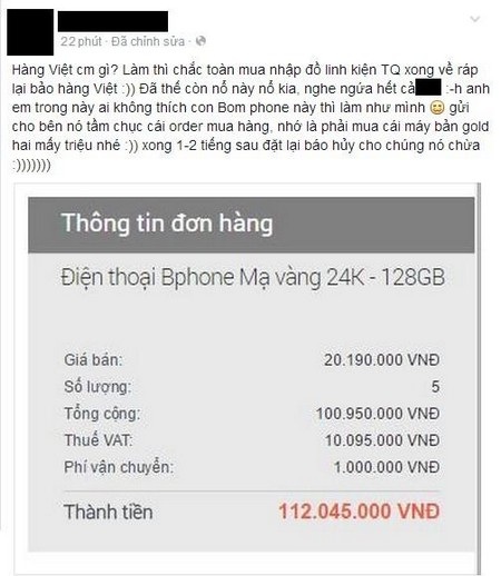 Gần 12 ngàn Bphone được bán trong ngày đầu tiên - 2 Gần 12 ngày Bphone được bán ra trong ngày mở bán đầu tiên