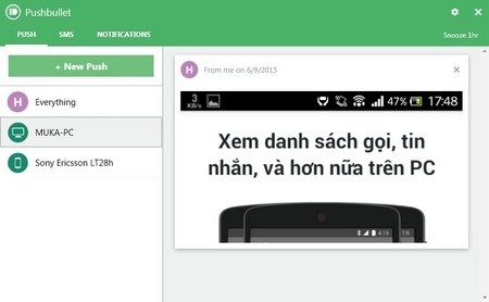 Thủ thuật giúp nhận tin nhắn, cuộc gọi trên smartphone từ máy tính - 11 Nhược điểm của tính năng này đó là chỉ cho phép mỗi lần gửi tối đa một file.