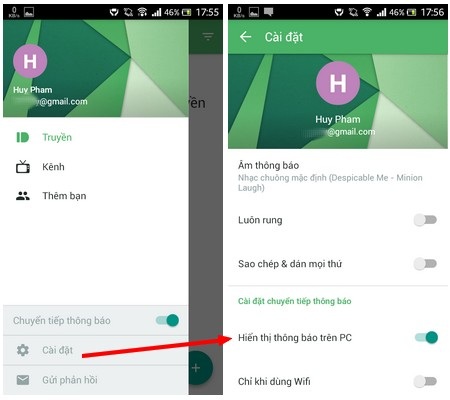 Thủ thuật giúp nhận tin nhắn, cuộc gọi trên smartphone từ máy tính - 4 Thủ thuật giúp nhận tin nhắn, cuộc gọi trên smartphone từ máy tính
