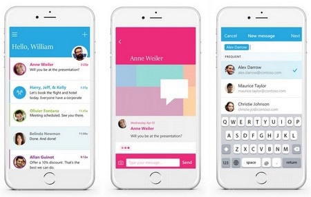 Với Send, việc gửi và nhận email tương tự như khi nhận và gửi tin nhắn