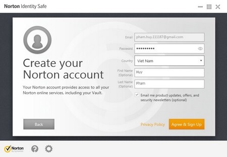 Norton Identify Safe: Công cụ quản lý mật khẩu đăng nhập hữu ích - 2 Norton Identify Safe: Công cụ quản lý mật khẩu đăng nhập hữu ích