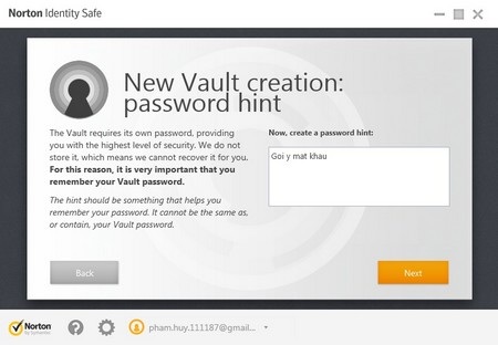 Norton Identify Safe: Công cụ quản lý mật khẩu đăng nhập hữu ích - 4 Cuối cùng nhấn Finish để hoàn tất quá trình cài đặt.