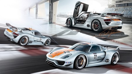 Bộ hình nền Porsche 918 Spyder - Siêu xe tăng tốc nhanh nhất thế giới - 1 T.Thủy