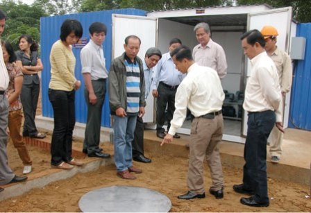 Gian nan hệ thống xử lý nước thải y tế - 1