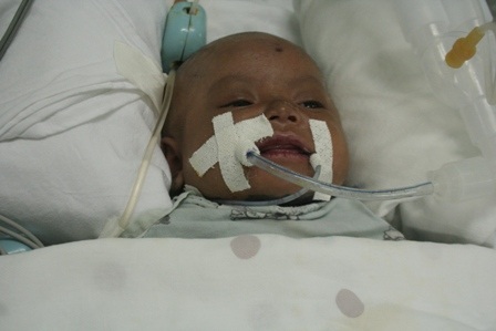 Bé gái mất cả cha lẫn mẹ thoi thóp trên giường bệnh