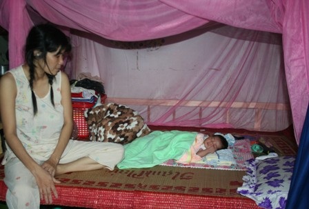 Chị Hiên vẫn suy sụp vì cho rằng mình đã mất một đứa con