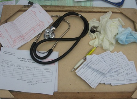 Kẻ giả danh bác sĩ Nguyễn Thanh Bá Sang cùng tang vật