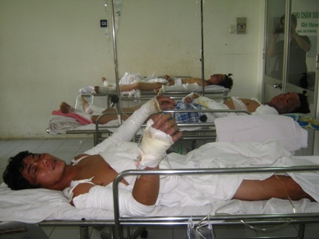 Một trong số 17 nạn nhân chuyển đến Chợ Rẫy đã tử vong