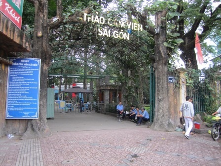 Cảnh vắng vẻ tại Thảo Cầm Viên