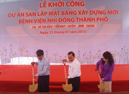 Bệnh viện sẽ hoàn thành giai đoạn 1 vào năm 2015