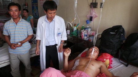Nhờ BS nỗ lực cứu chữa ông Nam đã qua được nguy kịch